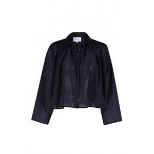 NEW THE SHIRT women's long sleeve hayden shirt in black